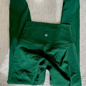 Lululemon align leggings in everglade green size 2